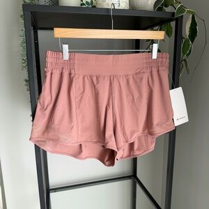 NWT Lululemon Hotty Hot High Rise Shorts 2.5” Lined Red Clay